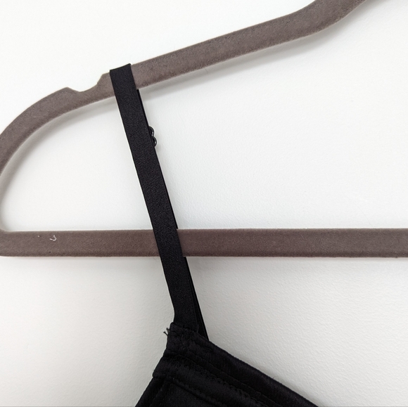 American Apparel black satin bustier top - Picture 6 of 7